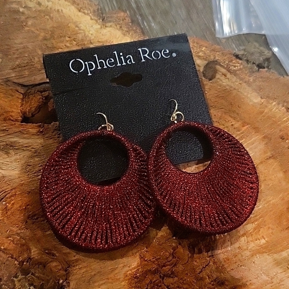 NWT Ophelia Roe Read hoop earrings